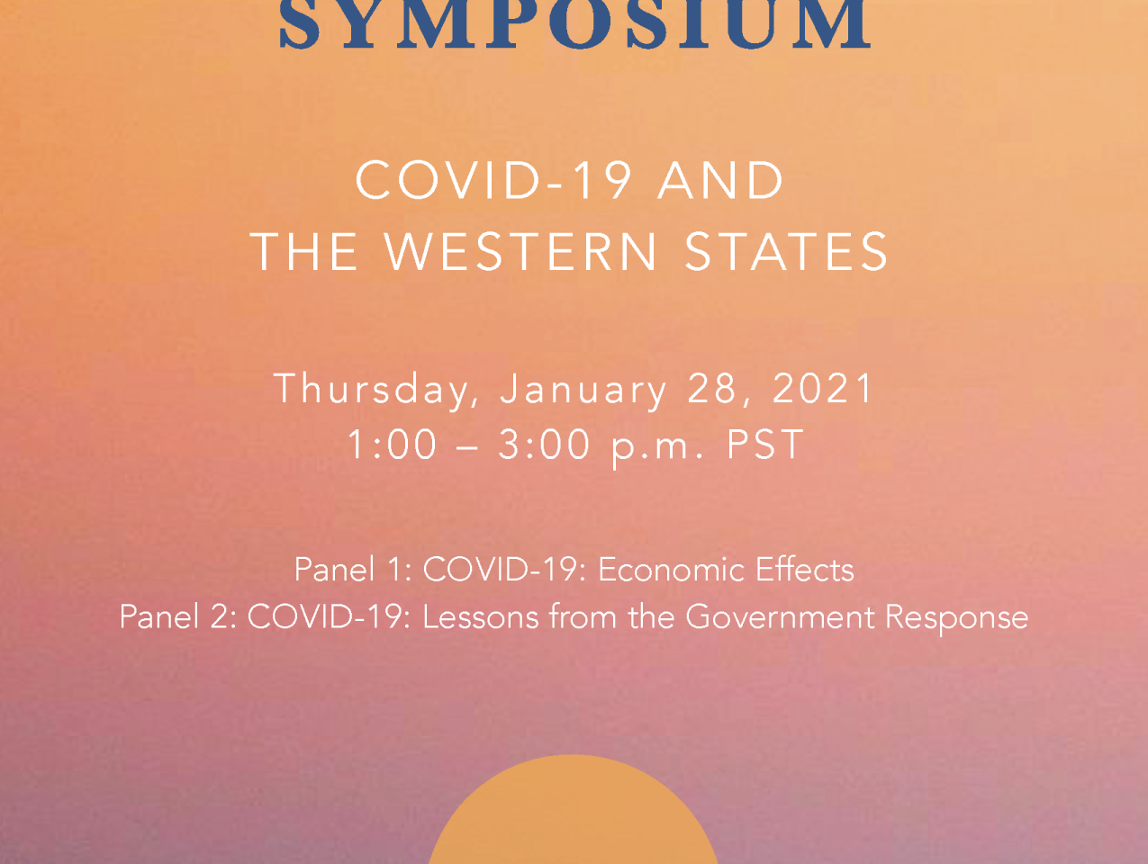 Image for State Of The West Symposium 2021: COVID-19 In The Western States