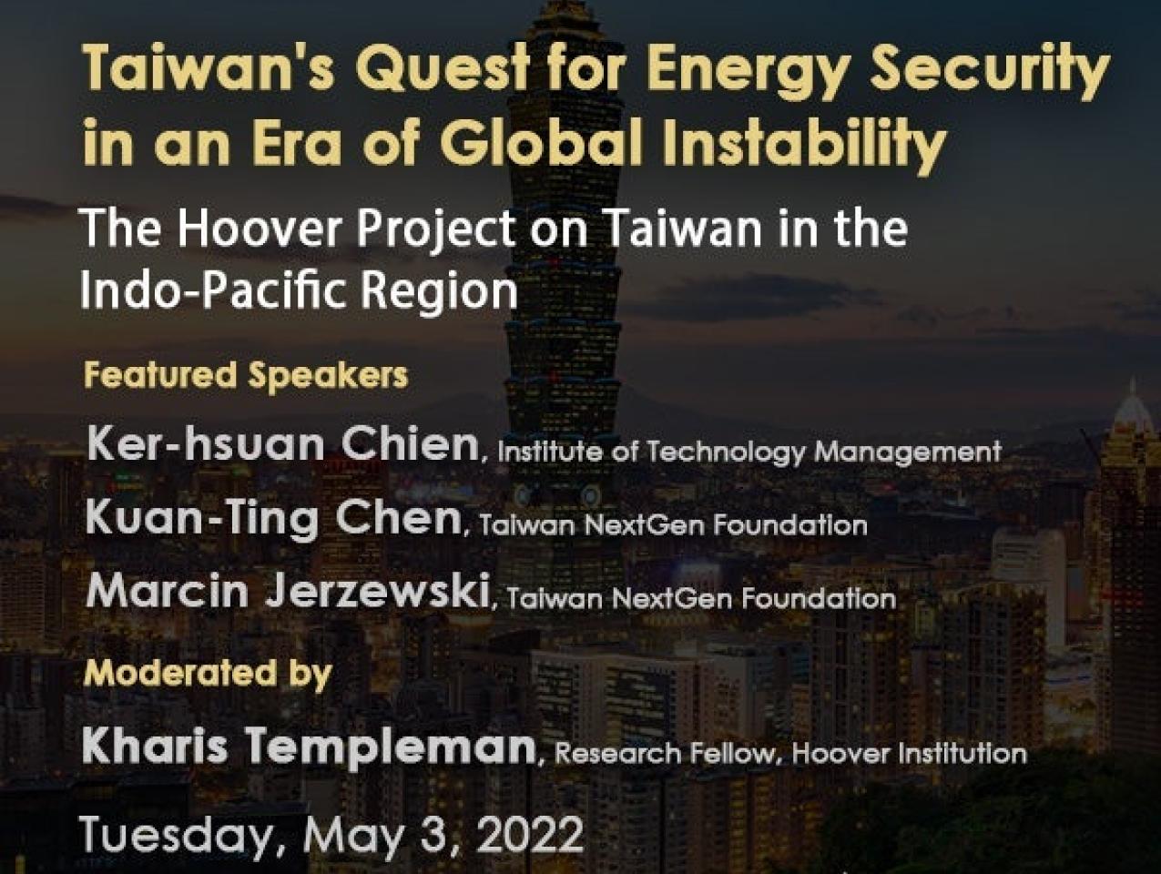 Image for Taiwan's Quest For Energy Security In An Era Of Global Instability