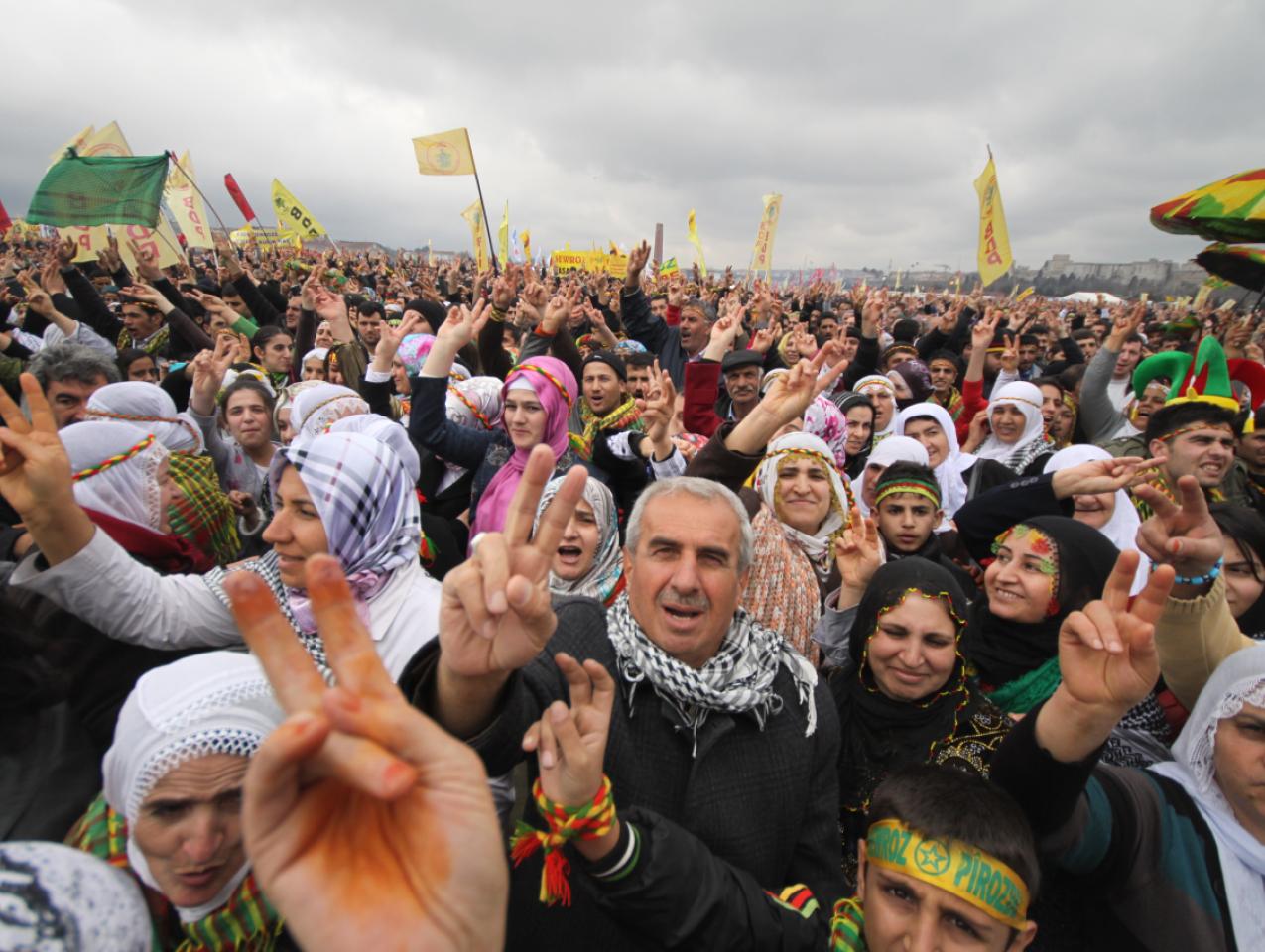 Kurds protest for an independent Kurdistan