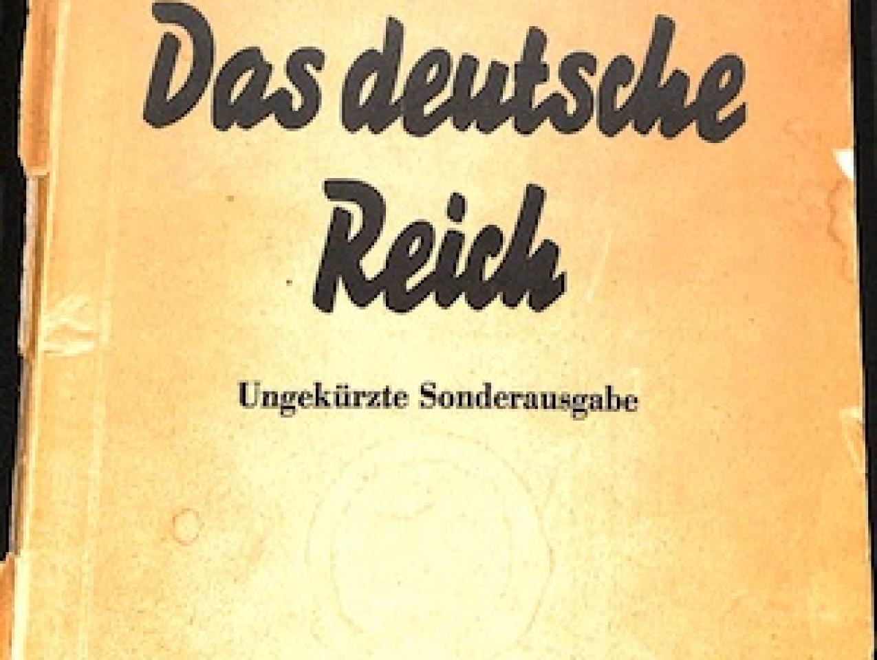 Das deutsche Reich : ungekurzte Sonderausgabe (1934)