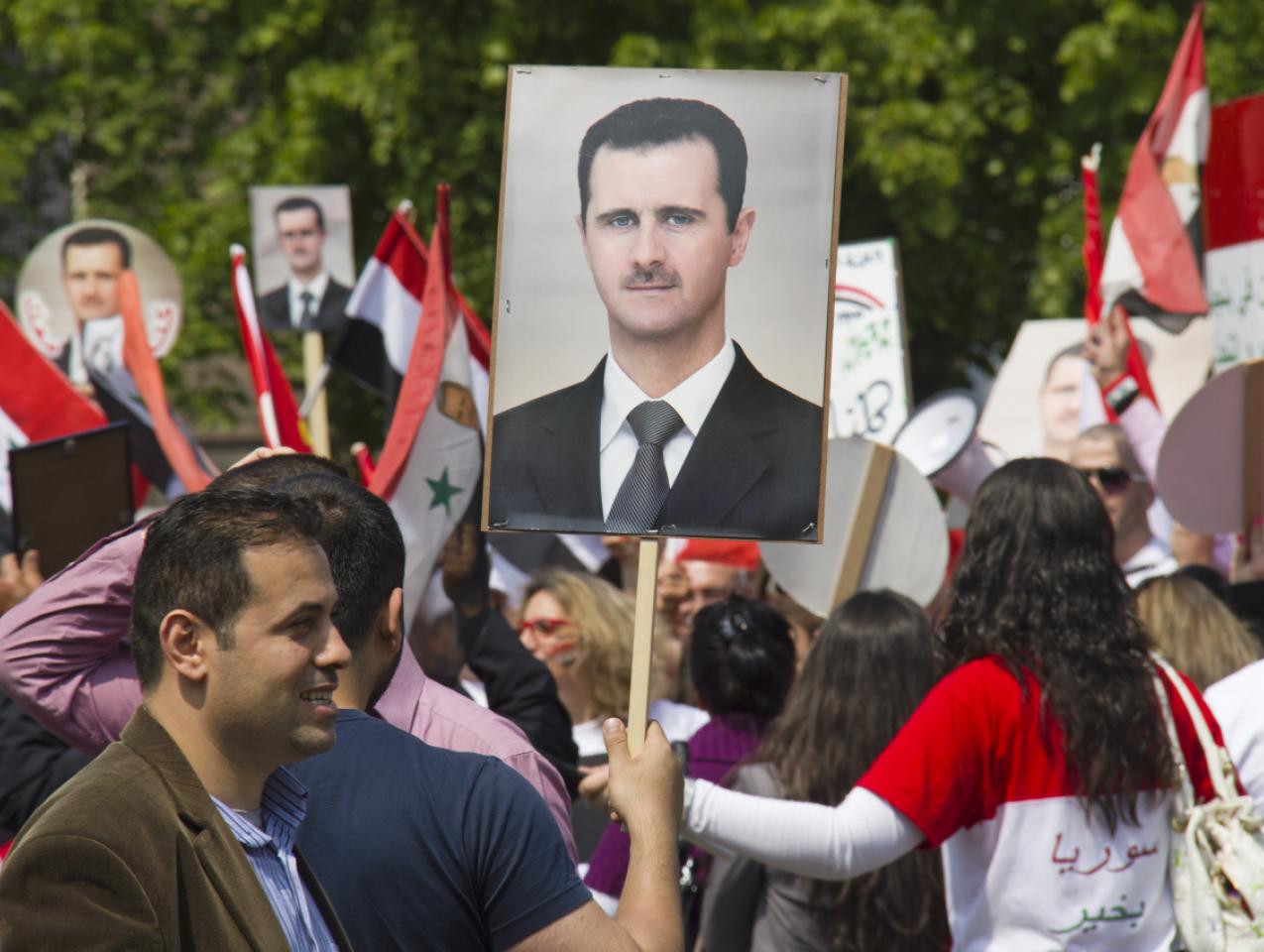 Protest against Bashar al-Assad