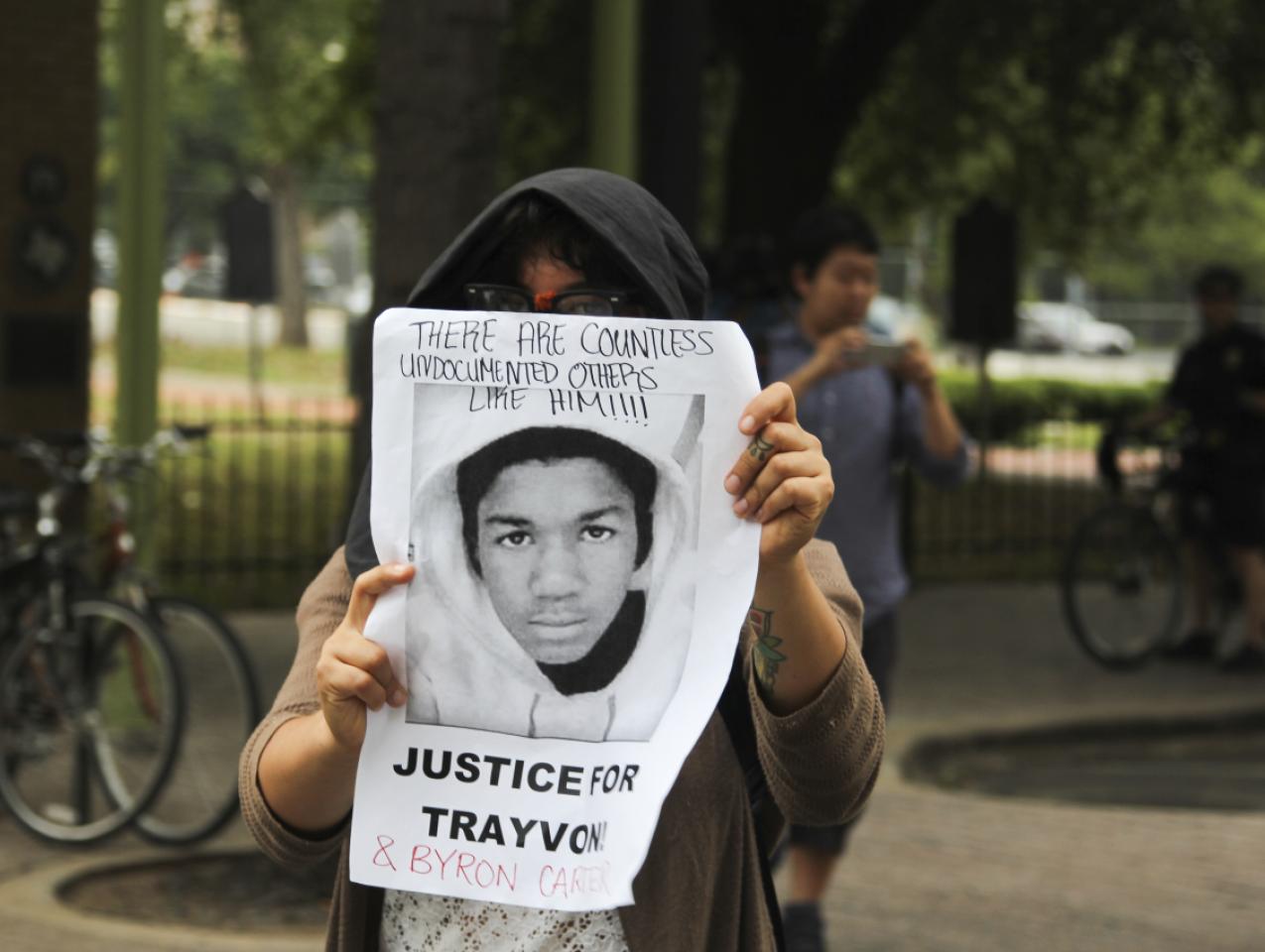 Trayvon Martin protest in Austin, Texas