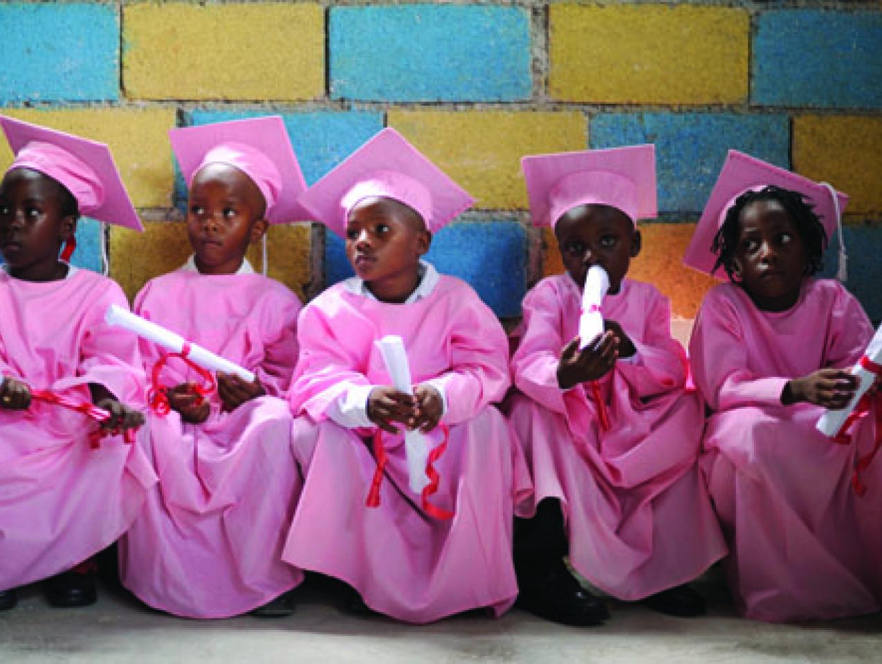 Haitian kindergartners