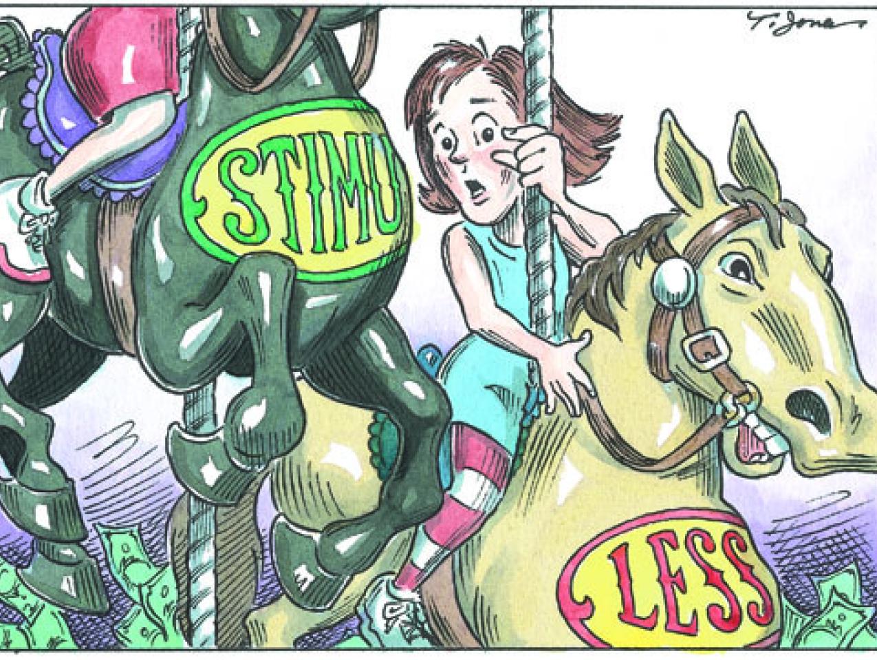 Stimulus merry go round