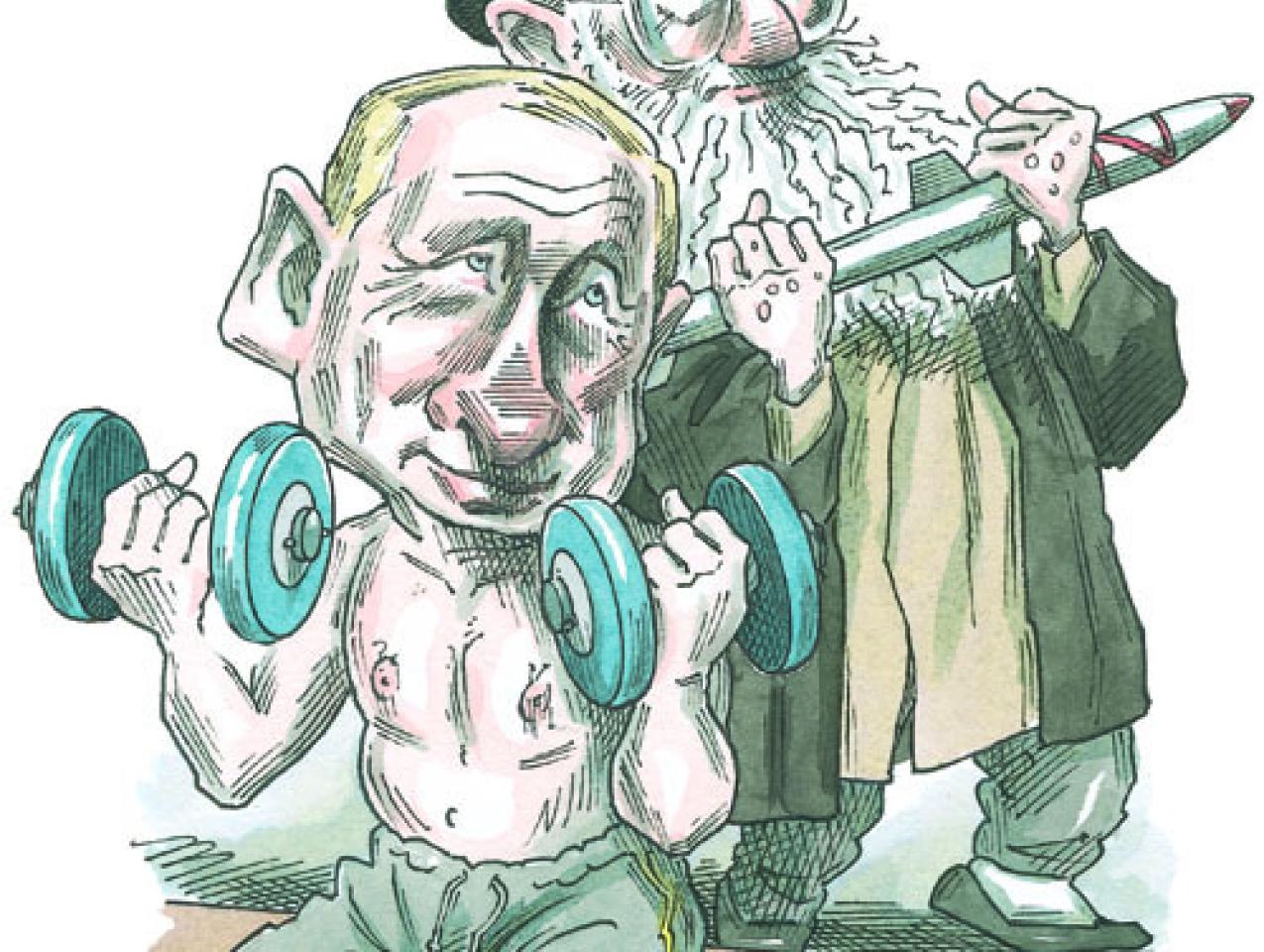 Putin and Medvedev