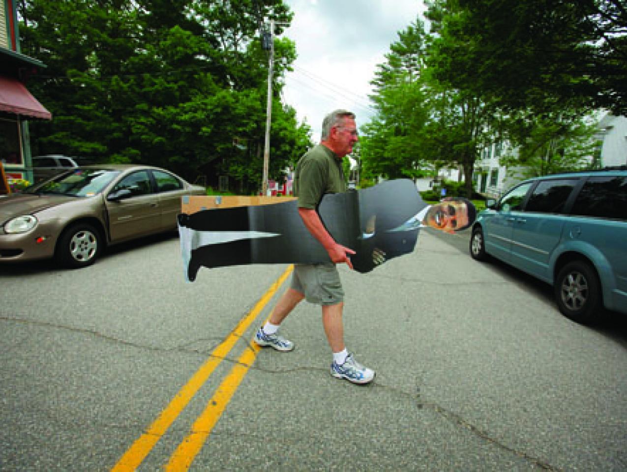 New Hampshire voter John Hogan