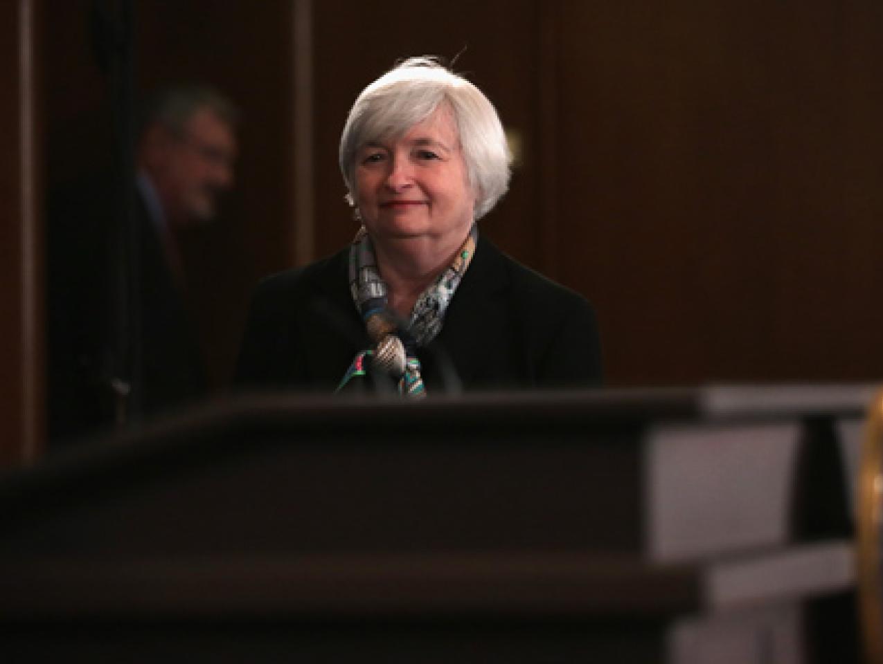 Federal Reserve chair Janet Yellen.