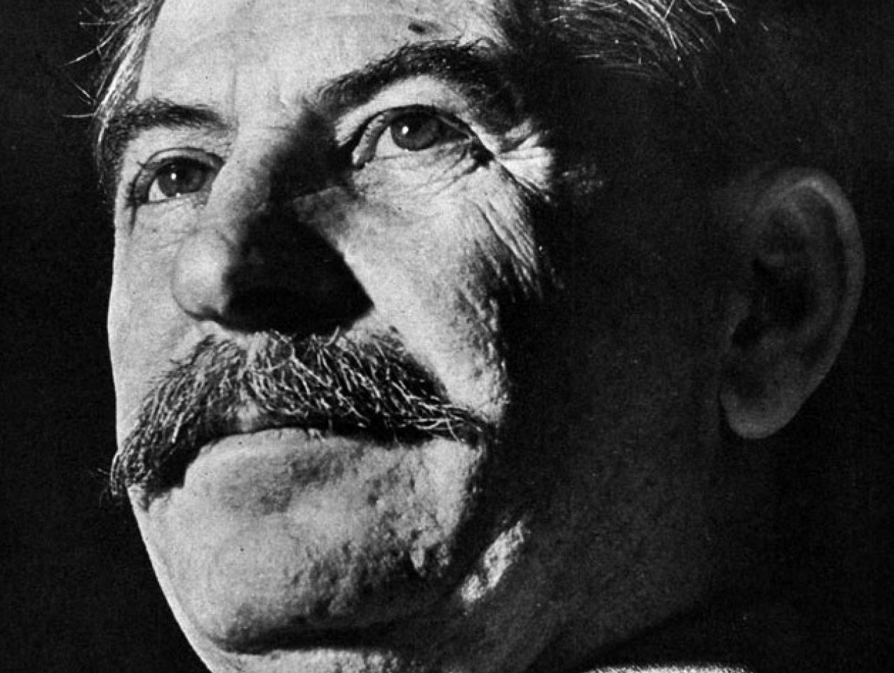 Photographic portrait of the “Great and Generous Leader,” Joseph Stalin.