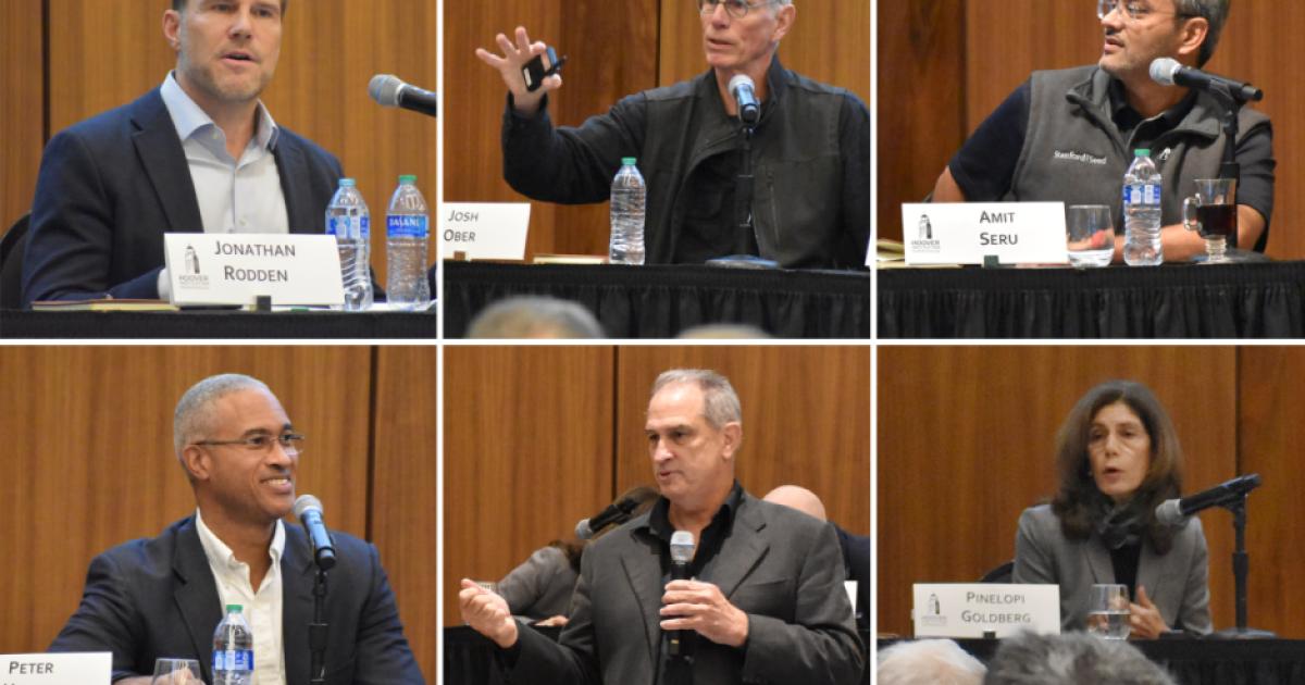 Conference Report Sustaining Economic Growth Hoover Institution