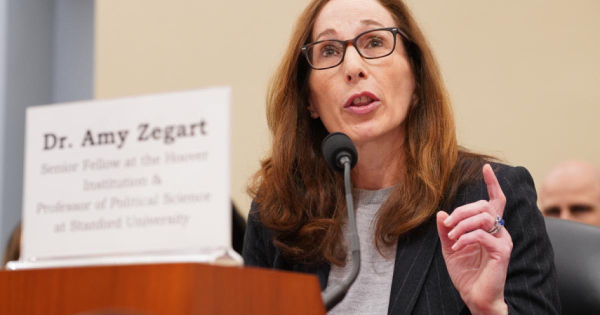 Amy Zegart: Intelligence Community Reform with Think Tank Leaders Open Hearing of the House Permanent Select Committee on Intelligence