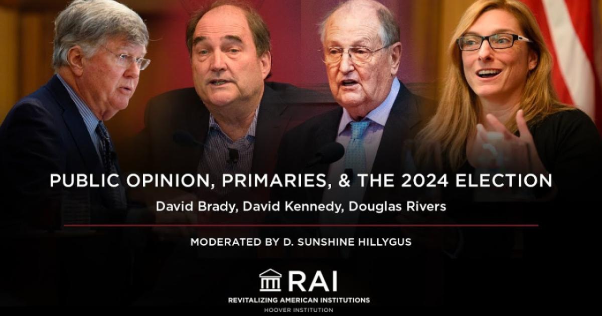 Public Opinion, Primaries, and the 2024 Election 