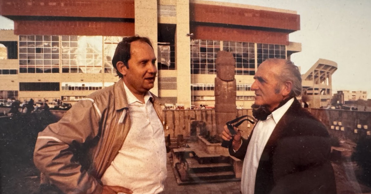 Klaus Barbie and Gerd Heidemann in La Paz, Bolivia