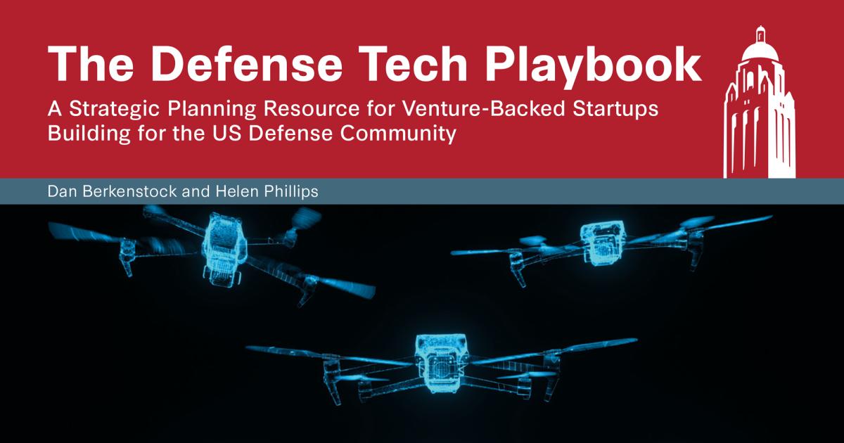 Defense Tech Playbook