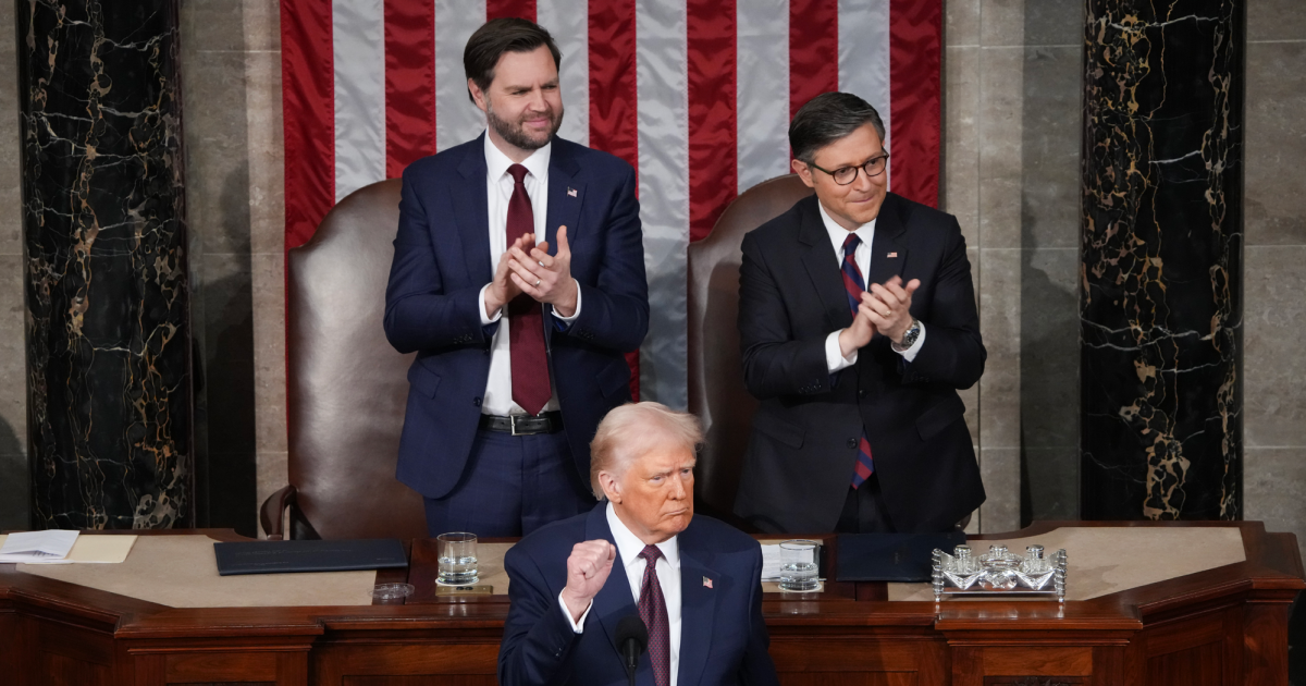 Donald Trump Delivers Joint Address To Congress
