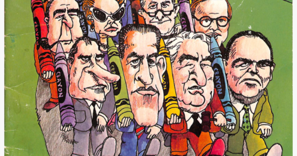 Watergate coloring book