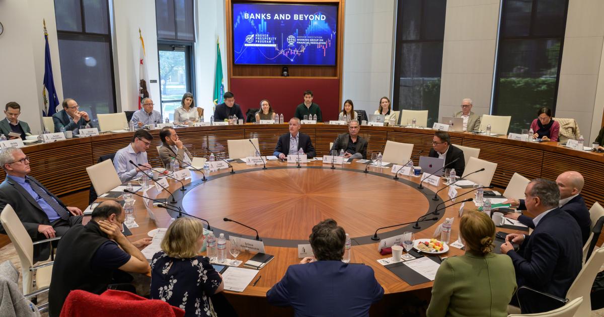 The Hoover Program on the Foundations of Economic Prosperity hosted the Banks and Beyond conference on April 3–4, 2025, convening scholars and industry leaders from across the country.