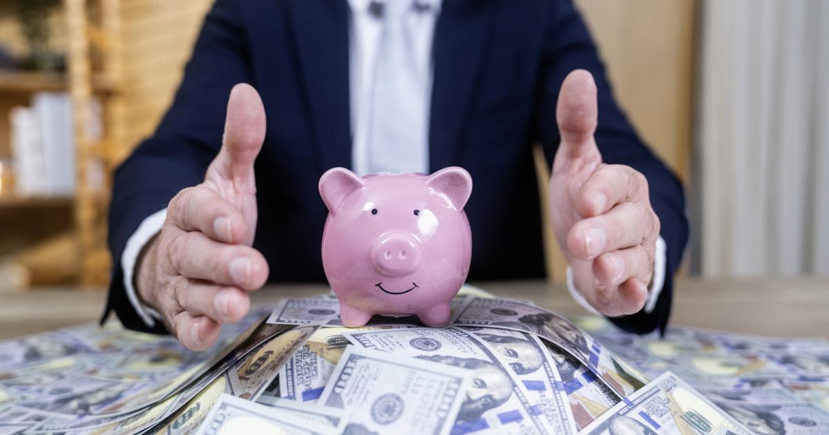 Insurance money - stock photo