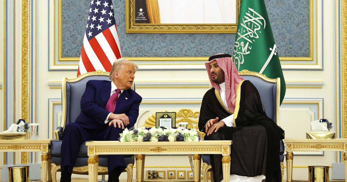 Trump and Crown Prince Mohamed bin Salman of Saudi Arabia