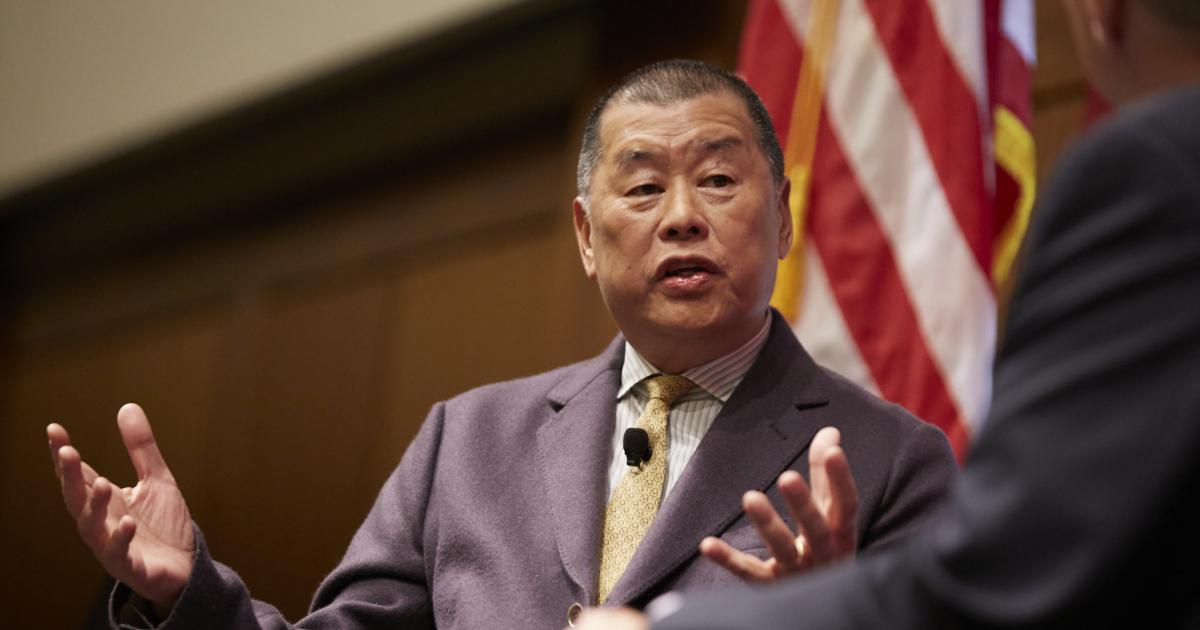 Jimmy Lai at Hoover, October 2019