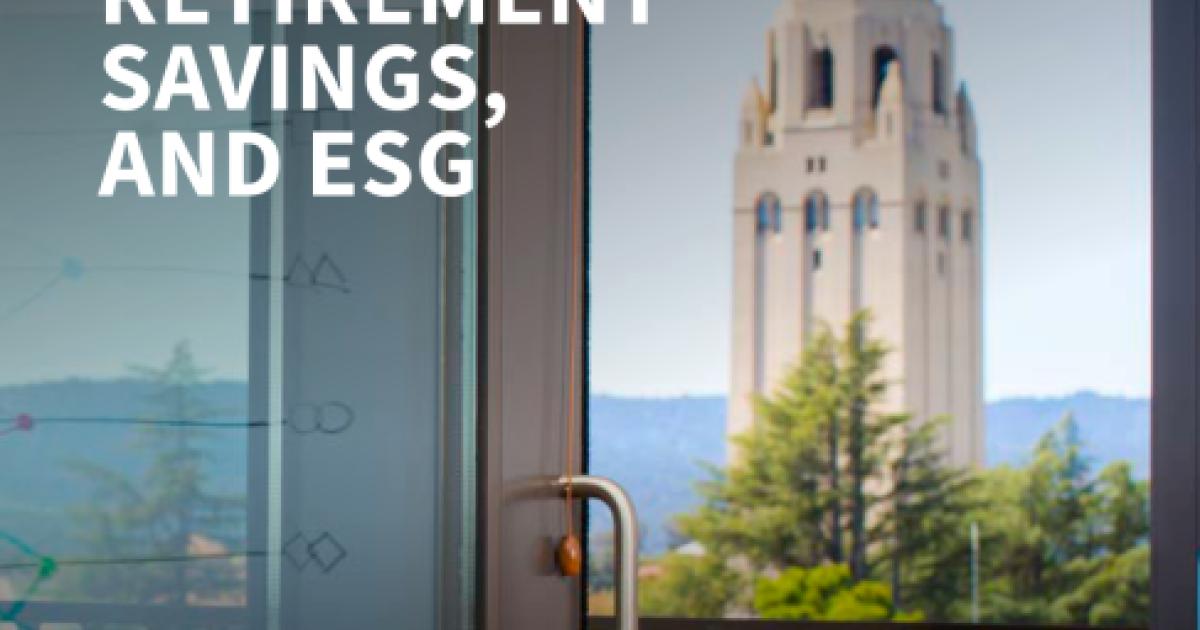 2025 Survey of Investors, Retirement Savings, and ESG