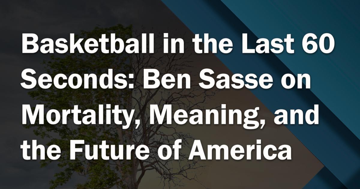 Uncommon Knowledge, Ben Sasse, Peter Robinson, Nebraska, University of Florida