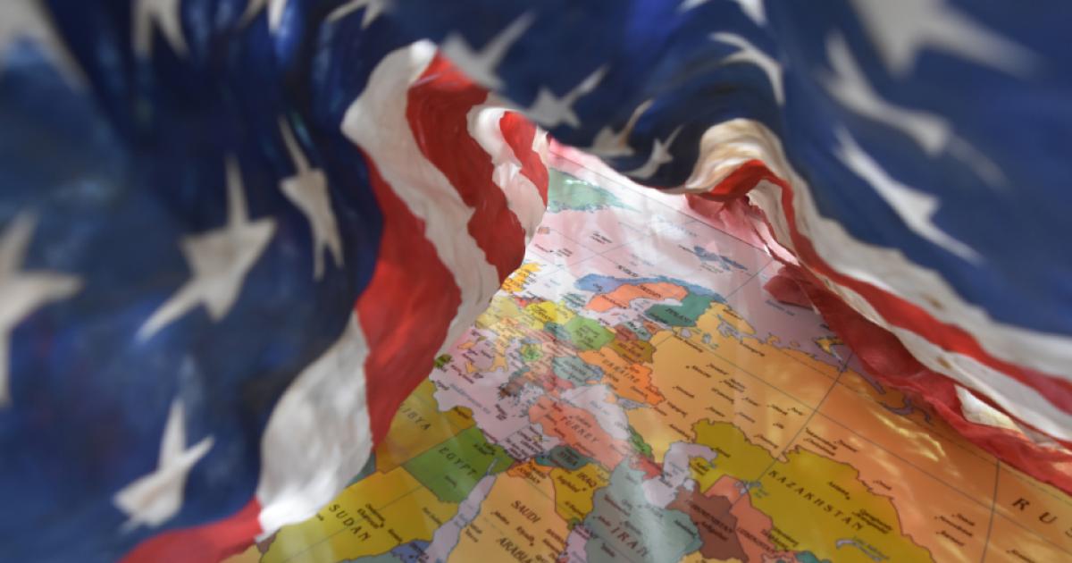 US Flag Foreign Policy    image