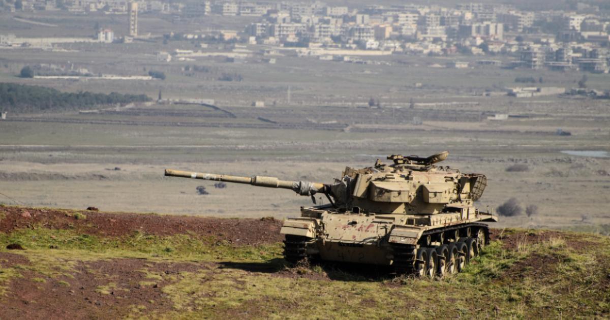 Tank Syria Israel image