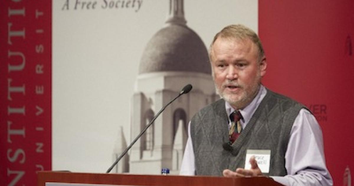 Bruce Caldwell delivered the keynote at the second annual Hoover Institution Library &amp; Archives Workshop on Political Economy