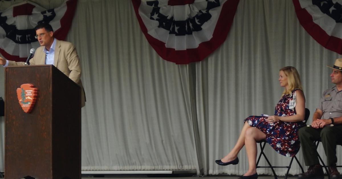 Eric Wakin, the Robert H. Malott director of the Hoover Insitution Library &amp; Archives, delivered the keynote lecture at Hoover Hometown Days in West Branch, Iowa on August 8, 2015