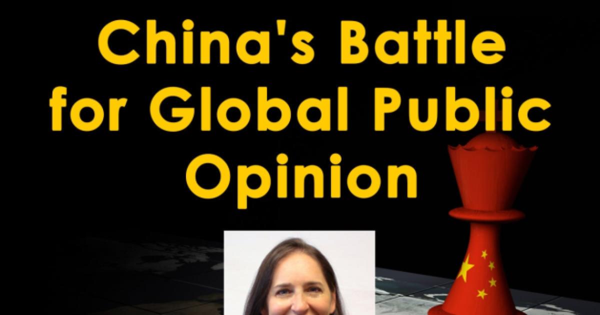 Image for China's Battle For Global Public Opinion