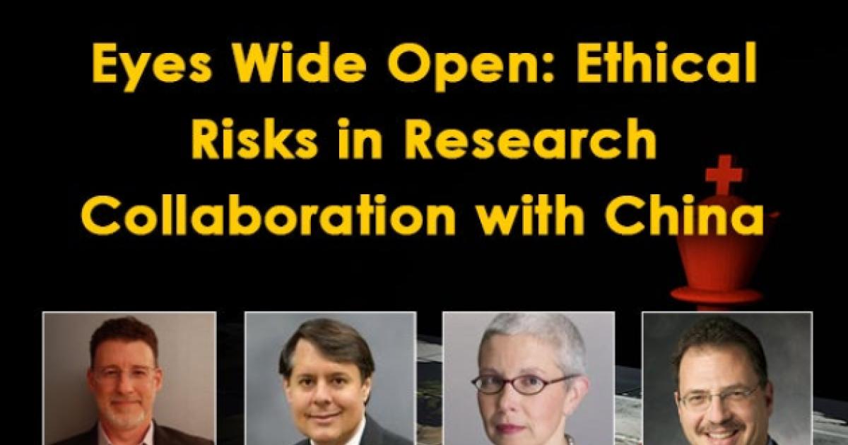 Image for Eyes Wide Open: Ethical Risks In Research Collaboration With China