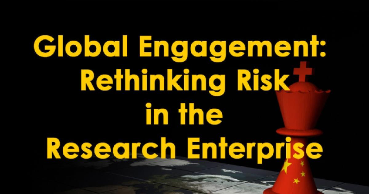 Image for Global Engagement: Rethinking Risk In The Research Enterprise