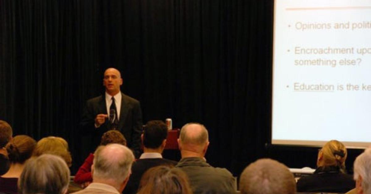 Image for Hoover national security fellows’ event featured Colonel David Ottignon, from the U.S. Marine Corps