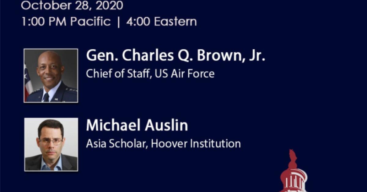 Image for Accelerate Change Or Lose: A Discussion With US Air Force Chief Of Staff, Gen. Charles Q. Brown