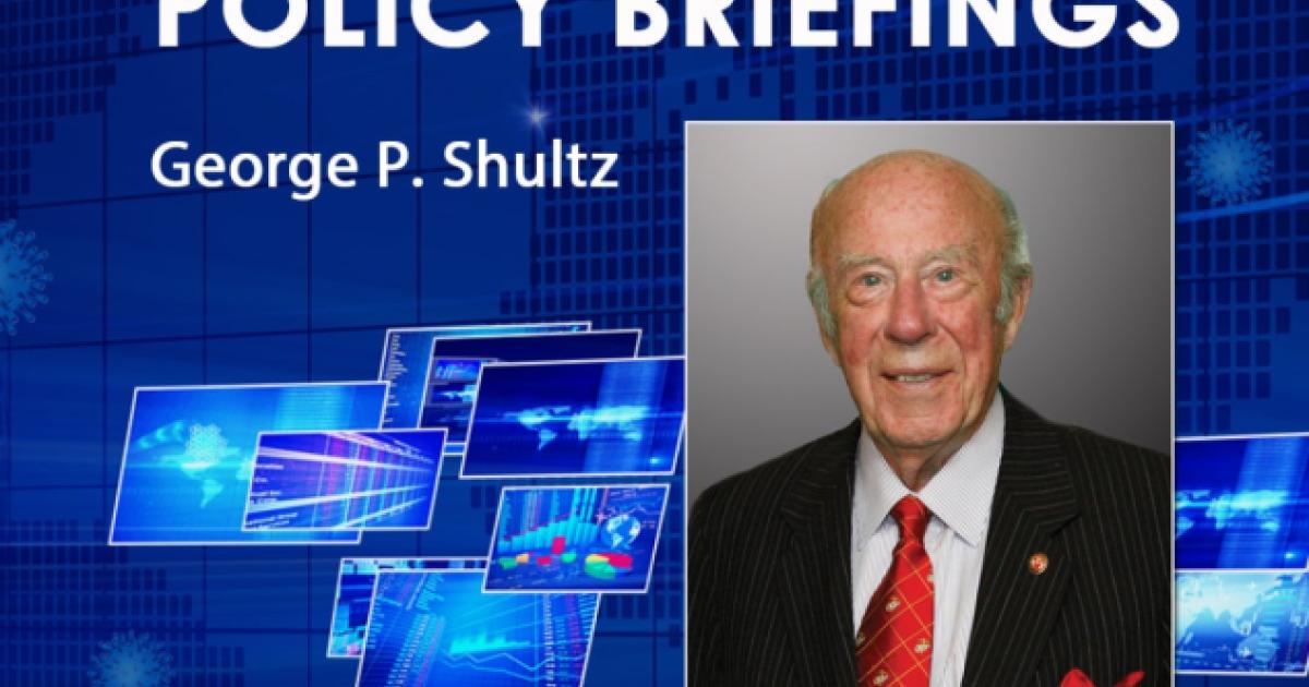 Image for George P. Shultz: Learning From Experience 