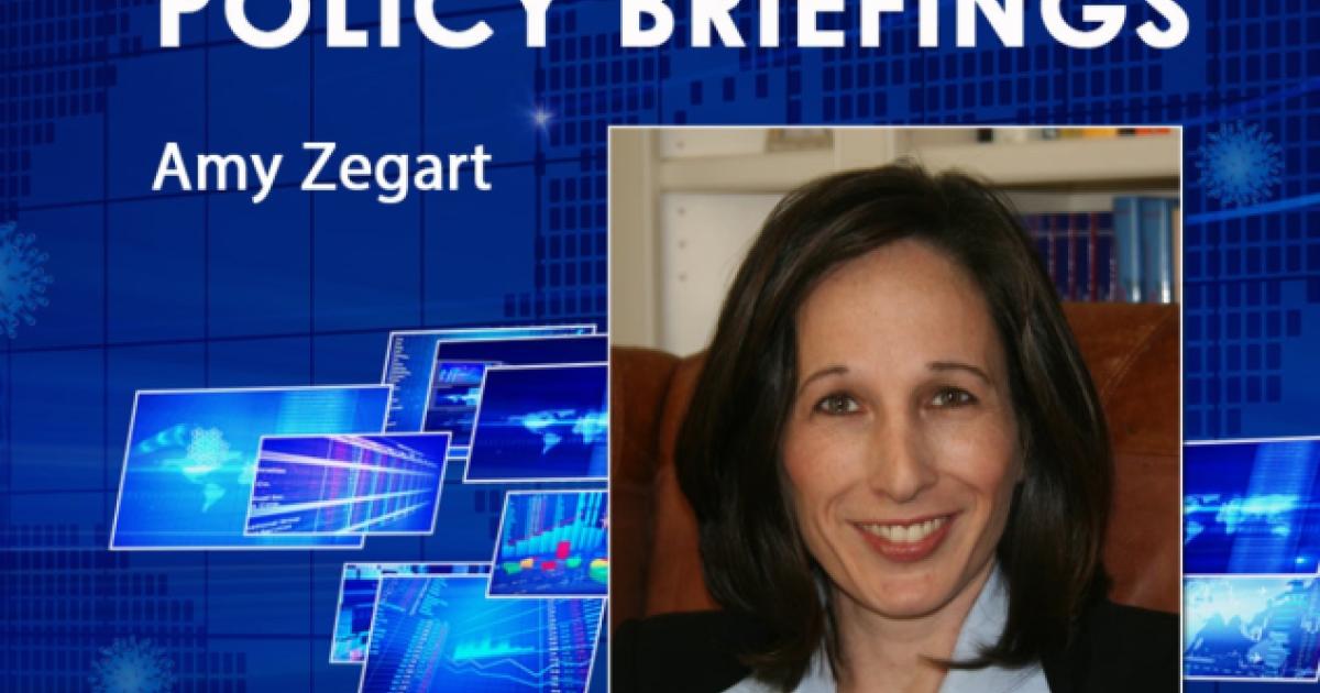 Image for Amy Zegart: Spies, Lies, And Algorithms