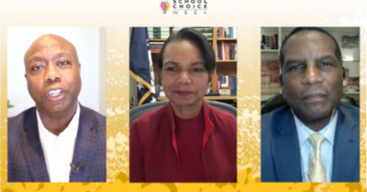 Image for School Choice Week | A Policy Panel with Senator Tim Scott, Secretary Condoleezza Rice, and Rep. Burgess Owens