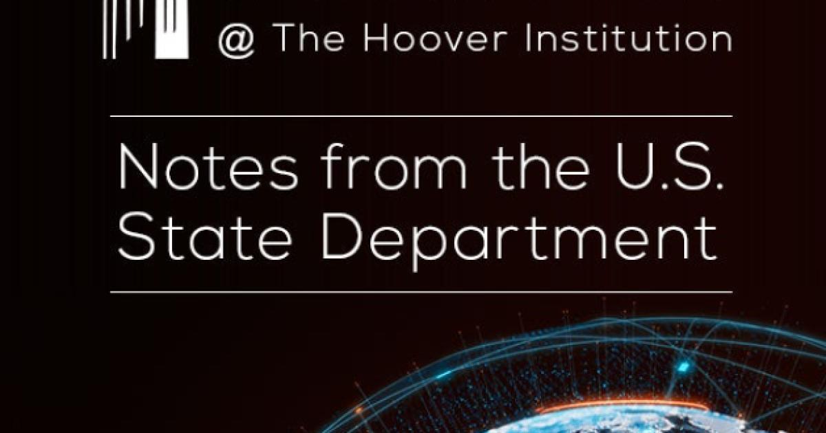 Image for International Women's Day @ The Hoover Institution | Notes From The  U.S. State Department