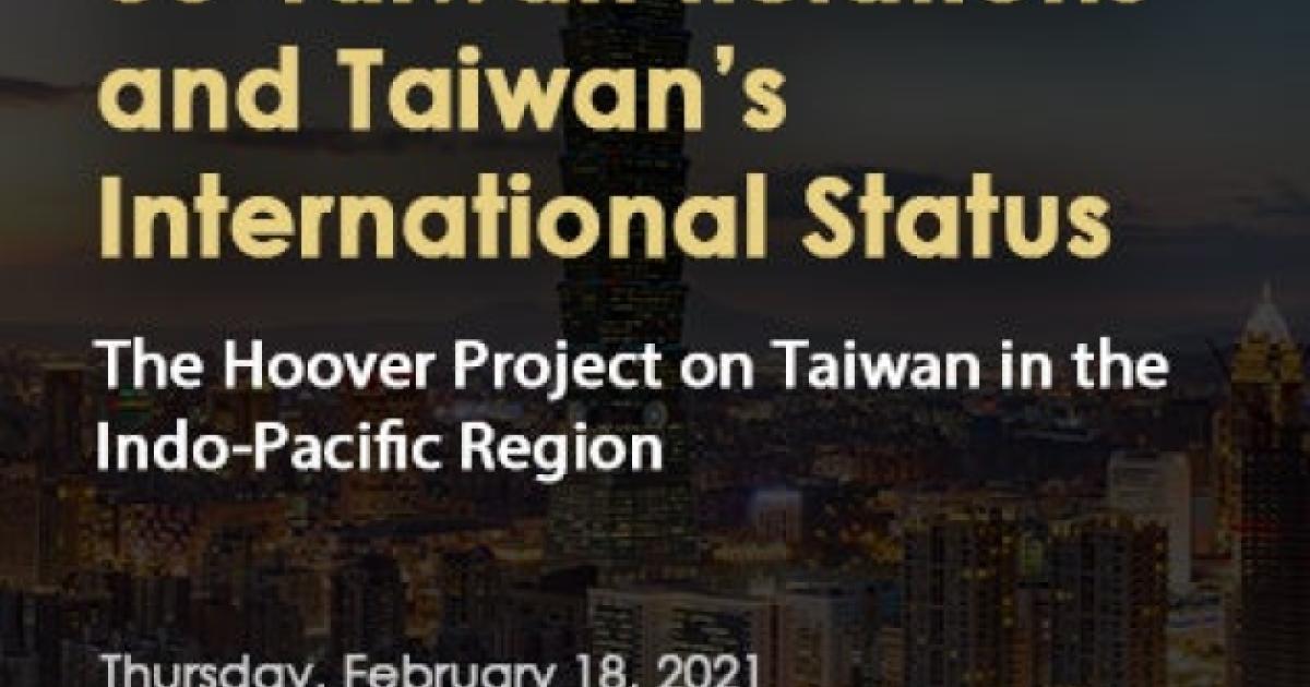 Image for US-Taiwan Relations And Taiwan’s International Status