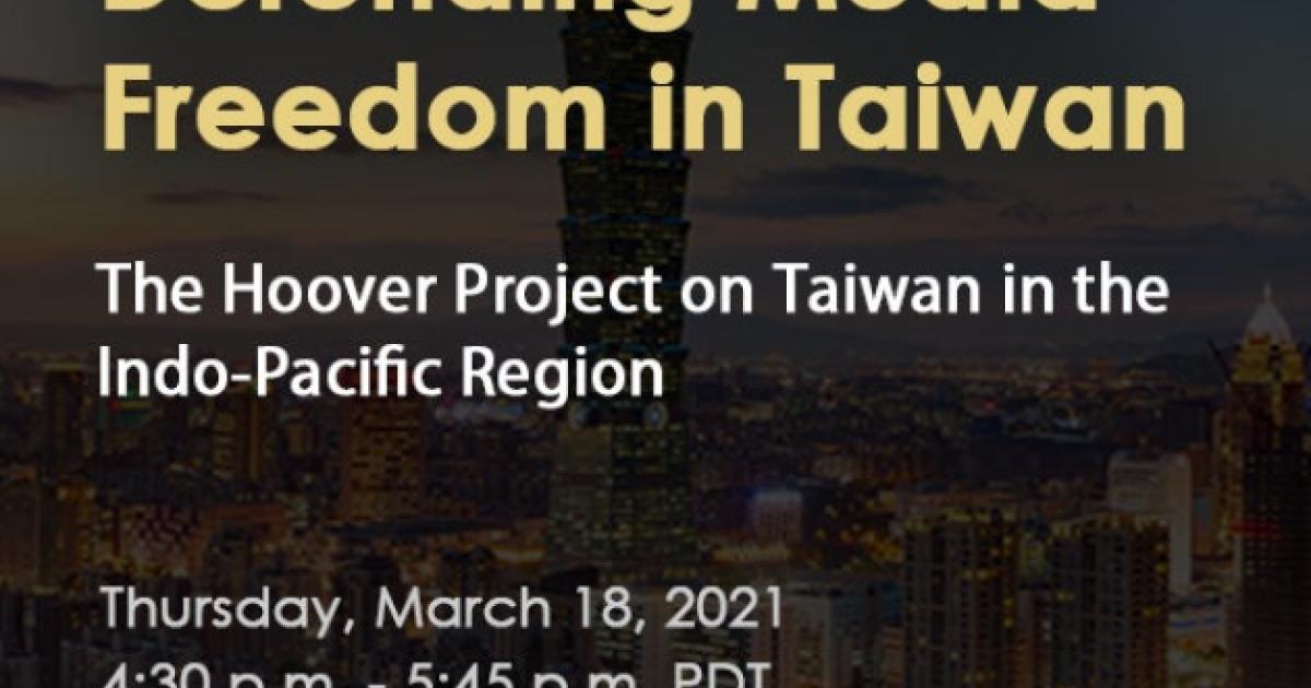 Image for Defending Media Freedom In Taiwan