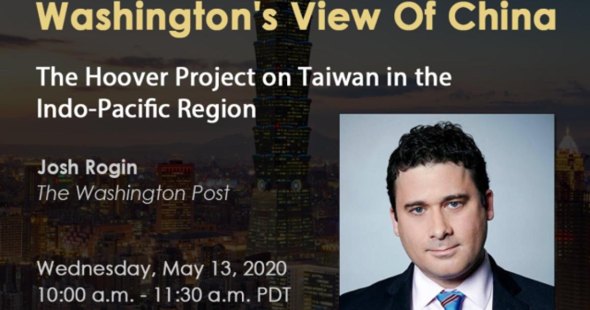 Image for Josh Rogin: How COVID-19 Is Changing Washington's View Of China