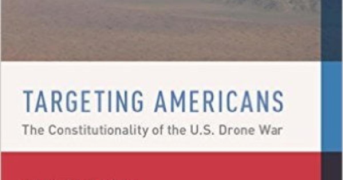 Image for Constitutionality Of The U.S. Drone War