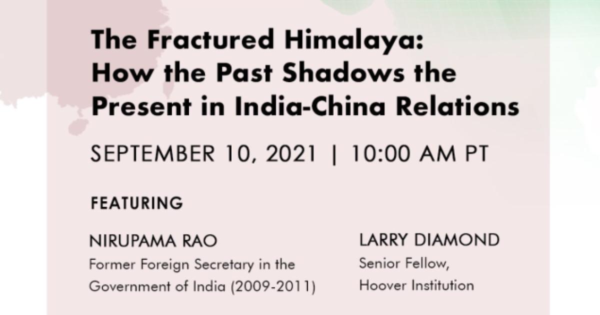 Image for The Fractured Himalaya: How The Past Shadows The Present In India-China Relations
