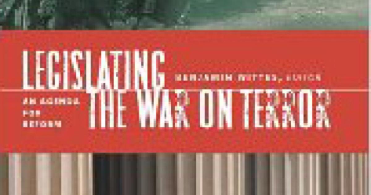 Legislating the War on Terror - book cover