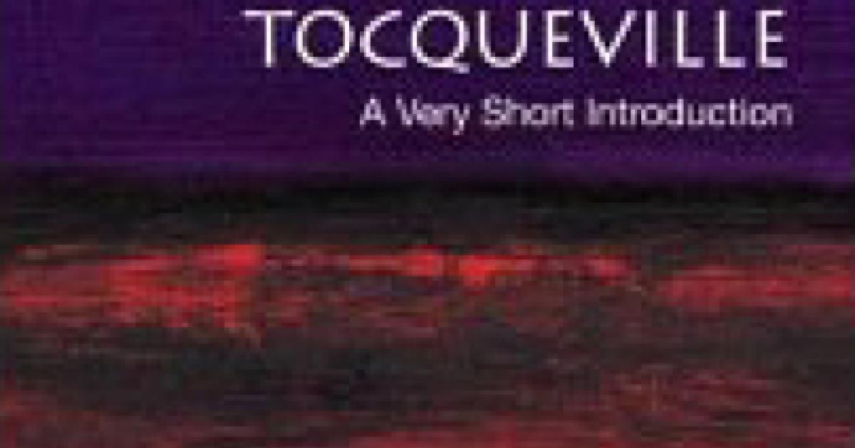 Tocqueville - book cover