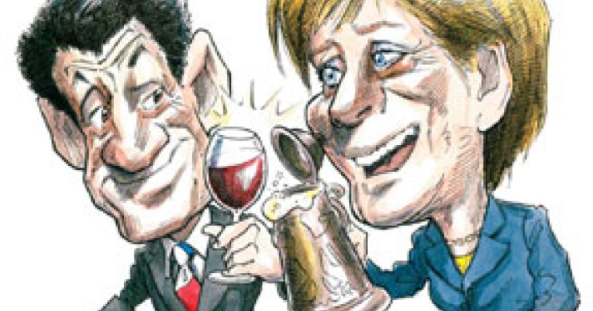 picture of Angela Merkel and Nicolas Sarkozy