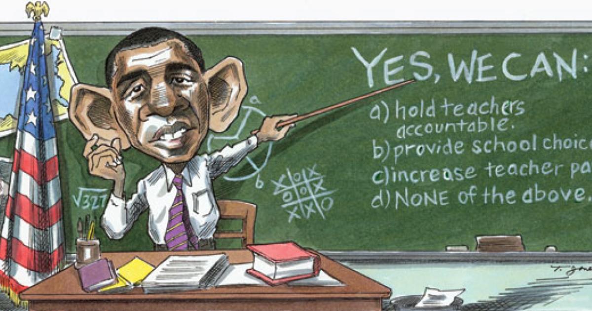 Obama could be an education innovator, but the Democrats are weak on school choice and downright timid on the teachers’ unions.