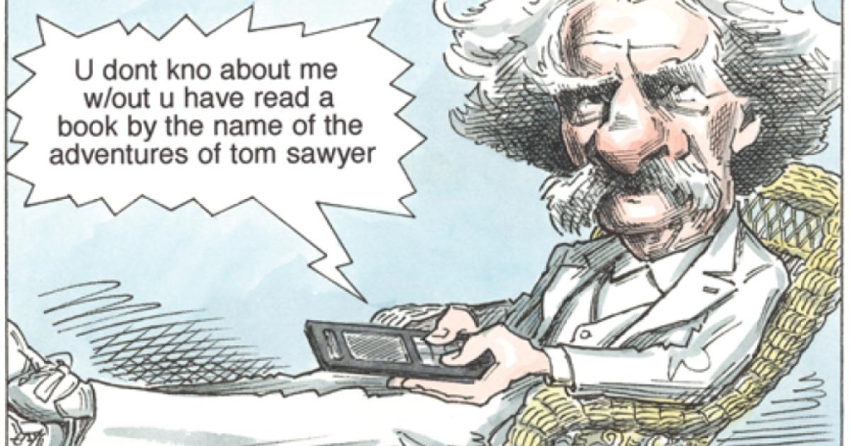 All Twitter, No Twain