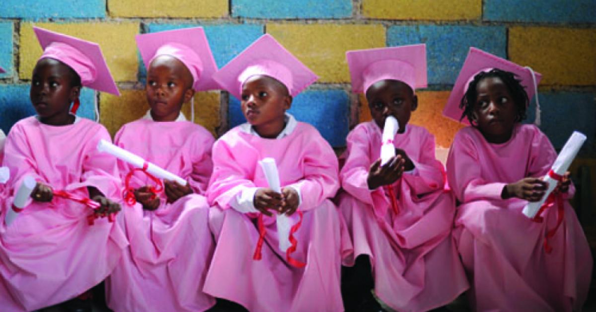 Haitian kindergartners