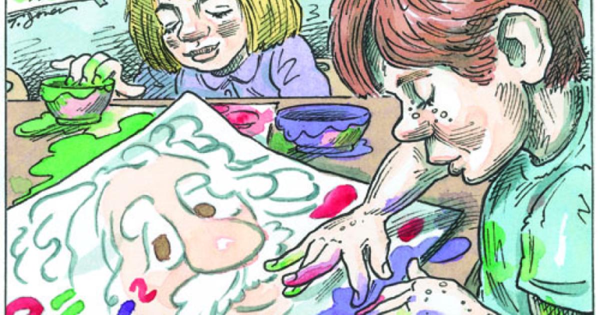 Finger painting